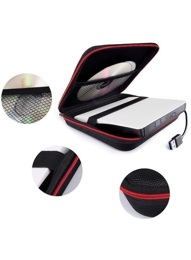 External DVD Drive Hard Shell Bag Storage Convenient Mobile Recorder EVA Protective Shockproof Cover-Color:regular Optical Package  - Image 4