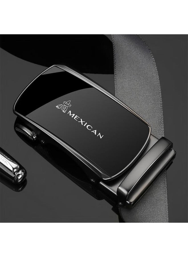 Scarecrow Men's Leather Belt Buckle, Casual Trouser Belt, Automatic Buckle Waistband, Belt Accessories - Image 1