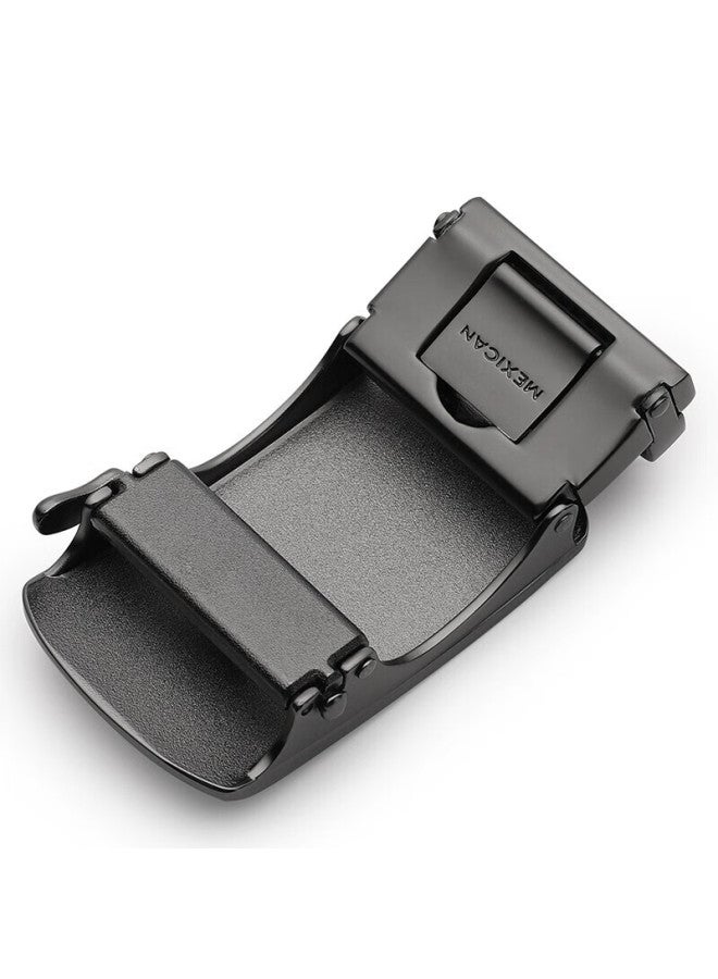 Scarecrow Men's Leather Belt Buckle, Casual Trouser Belt, Automatic Buckle Waistband, Belt Accessories - Image 4