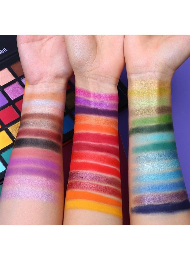 Ucanbe لوحة ظلال العيون سبوتلايت احترافية 40 لون ظلال عيون غير لامعة ولامعة مكياج بليت ملون عالي الصبغة يدوم طويلاً ومقاوم للماء - Image 4