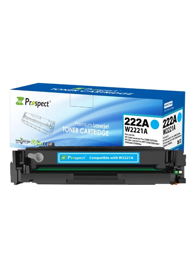 Prospect Toner 222A W2221A Cyan Laser Compatible with HP Model 222A W2220A for Printers HP LaserJet Pro M255dw M255nw HP Color LaserJet Pro MFP 3288 3203dw MFP 3388 3303sdw 3388sdw 3388fdw ( Cyan ) - Image 3