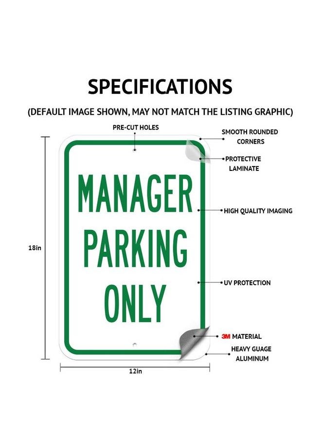 SignMission - No Parking Any Time Towaway Zone Sign 12" X 18" Heavy Gauge Aluminum Signs - Image 1