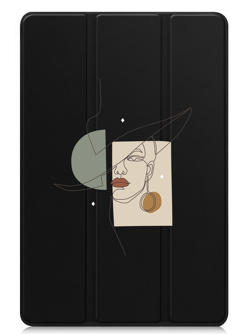 Theodor Protective Flip Case For Huawei MatePad SE 11 (2024) With Trifold Stand Auto Wake Sleep Shockproof Cover Women in Style - Image 1