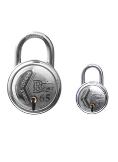 AUTHENTIC AK BEBLY Industries Fancy Round 65 MM 41 MM Padlock Combo B20  - Image 1