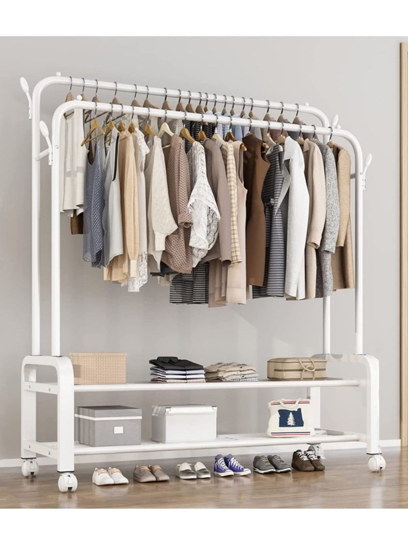 Floor folding drying rack balcony drying clothes artifact household drying rack - Image 1