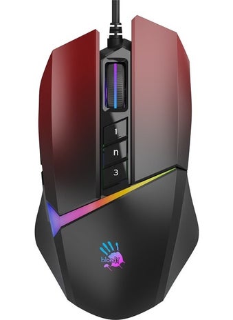 Bloody W60 Max 10,000 CPI 10 Key RGB 4M Memory Ultra Core 3&4 Active Custom Made Optical Wired Gaming Mouse  - Image 1
