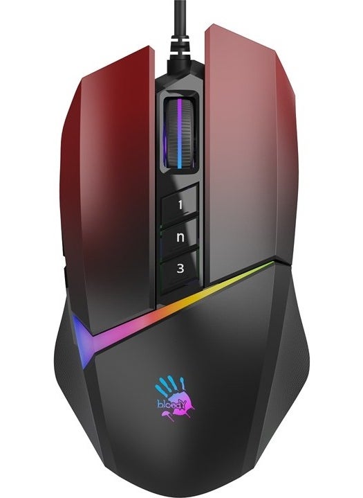 W60 Max 10,000 CPI 10 Key RGB 4M Memory Ultra Core 3&4 Active Custom Made Optical Wired Gaming Mouse