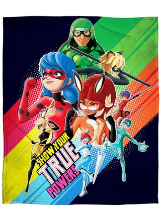 INTIMO Miraculous Ladybug True Power Soft Cuddly Plush Fleece Throw Blanket Wall Scroll - pzsku/ZAF012CBB53B06409BE4BZ/45/1749650981/6e4de639-6c5a-4032-a520-01576de7957f