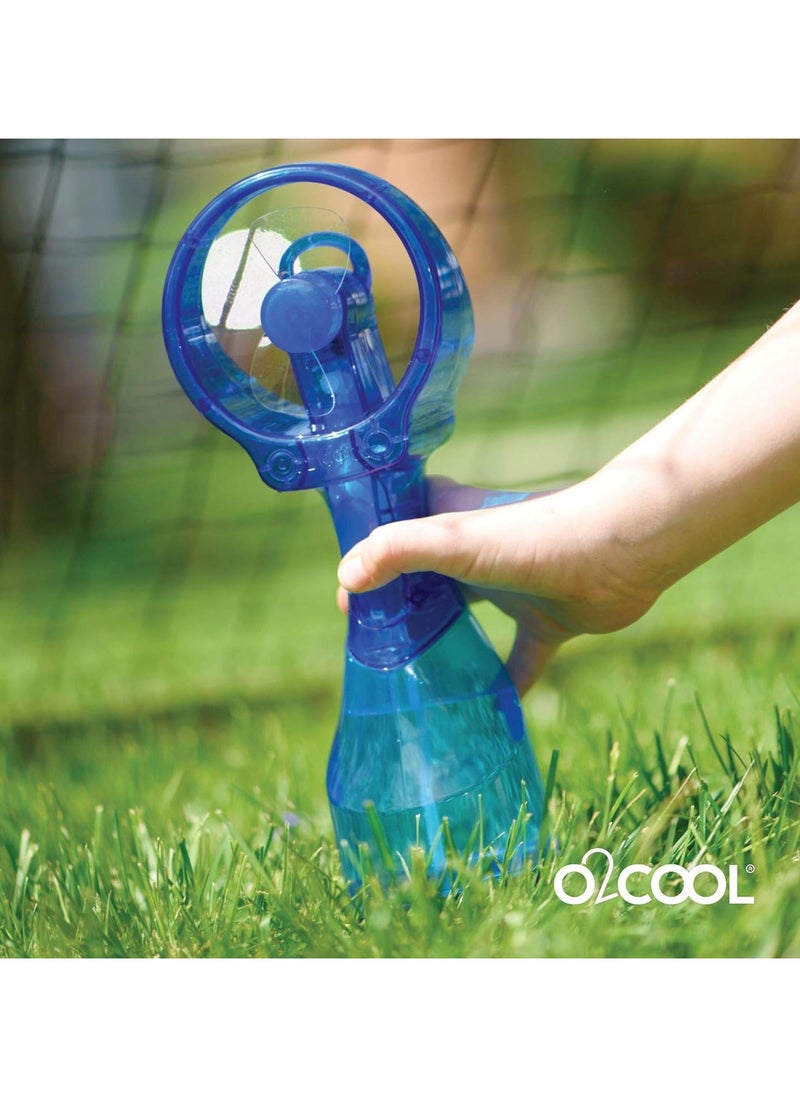 O2COOL - Deluxe Handheld Water Misting Fan - Battery Powered, Gray | Personal Cooling with Powerful One-Speed Motor, Portable & Lightweight | Perfect for Outdoor Activities, Travel & Kids - Image 1