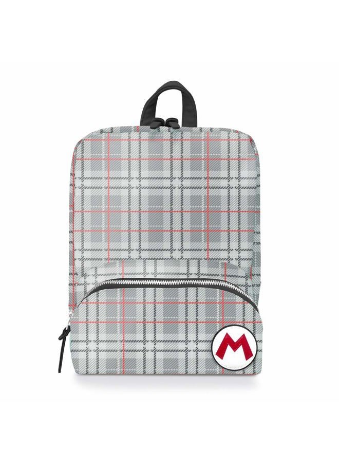 Controller Gear Super Mario - Mario Plaid - Small Backpack for Women, Girl's Cute Mini Bookbag Purse, Travel Bag for Nintendo Switch Console & Accessories - Nintendo Switch - Image 2