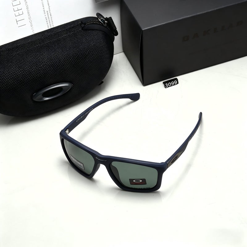 أوكلي نظارات شمسية أوكلي 3099 مستقطبة بلون كحلي مطفي حماية UV400 عدسات مربعة رياضية، مضادة للوهج للرجال للدراجات والقيادة وصيد السمك والاستخدام اليومي - Image 5
