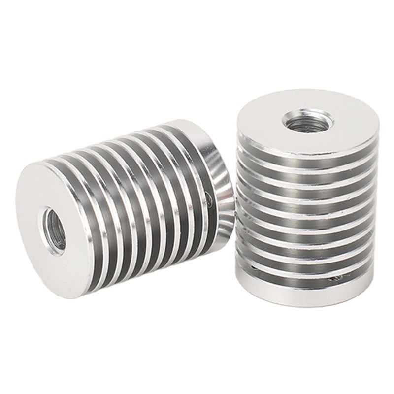 Hotend Heatsink 22mm Diameter 26mm Height M7 Thread CNC Machined Aluminum V6 Radiator - Corrosion Resistant Alloy Heatsink for Voron 0.1 0.2 3D Printer - Image 4