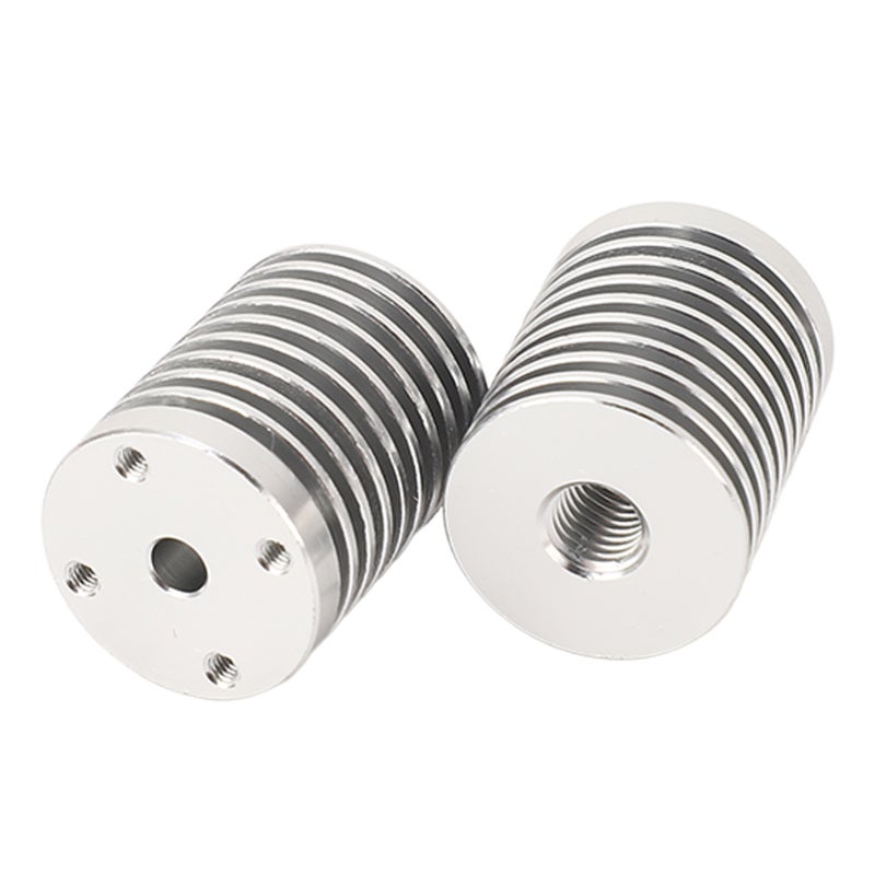 Hotend Heatsink 22mm Diameter 26mm Height M7 Thread CNC Machined Aluminum V6 Radiator - Corrosion Resistant Alloy Heatsink for Voron 0.1 0.2 3D Printer - Image 2