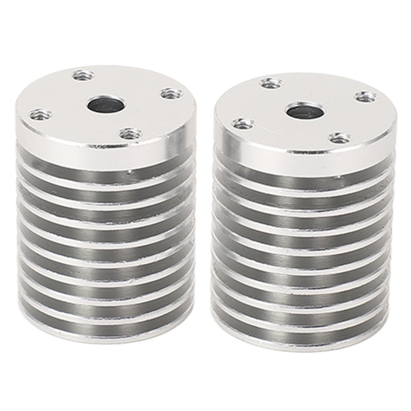 Hotend Heatsink 22mm Diameter 26mm Height M7 Thread CNC Machined Aluminum V6 Radiator - Corrosion Resistant Alloy Heatsink for Voron 0.1 0.2 3D Printer - Image 1