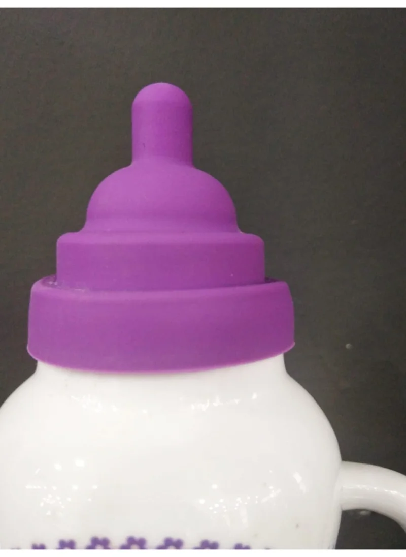 Nishev Porcelain Silicone Lid Baby Bottle