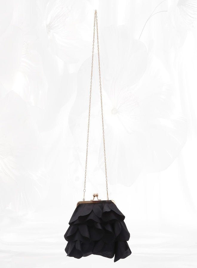 Lanpet Elegant Evening Bag Clutch Purses for Women Formal Evening Handbags with Detachable Chain for Wedding, Party, Prom - Image 3