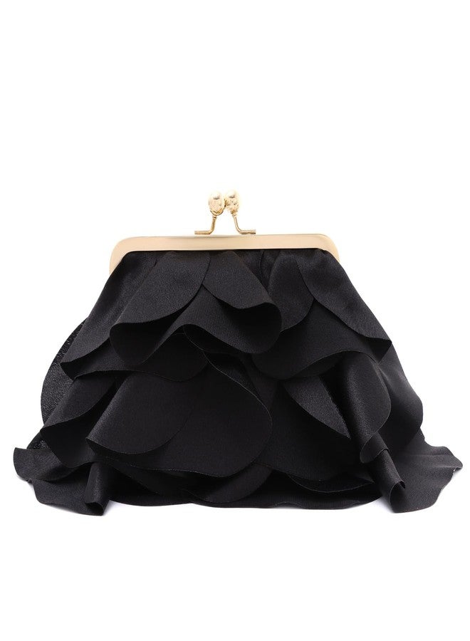 Lanpet Elegant Evening Bag Clutch Purses for Women Formal Evening Handbags with Detachable Chain for Wedding, Party, Prom - Image 1