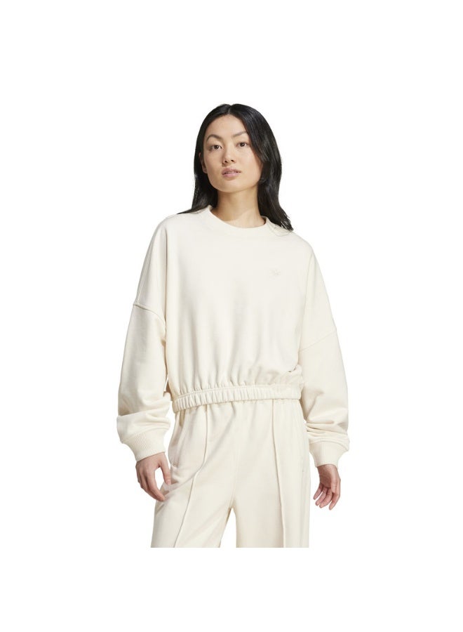 Adidas adidas SWEATSHIRT OS White Originals Women SWEATSHIRTS  - Image 3