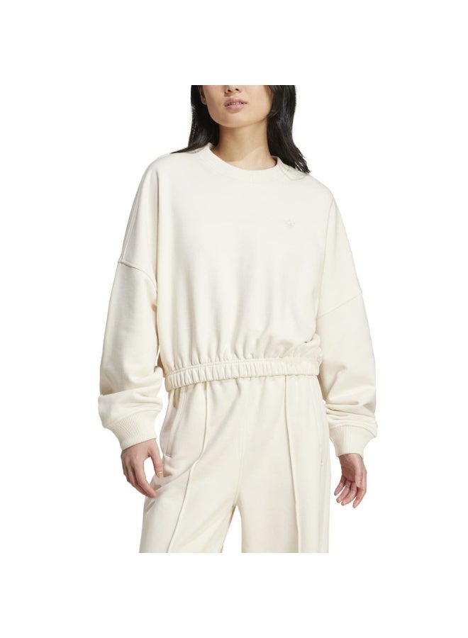 Adidas adidas SWEATSHIRT OS White Originals Women SWEATSHIRTS  - Image 4