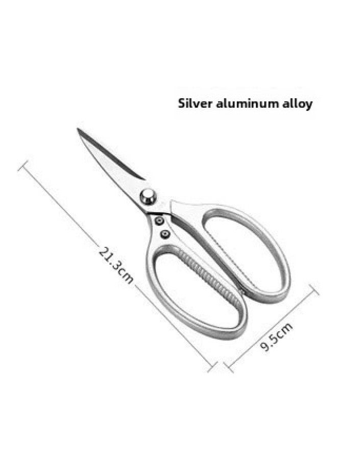 Japanese Fifth Generation Scissors Stainless Steel Kitchen Scissors All Steel Chicken Bone Scissors Multifunctional Strong Industrial Scissors For Home Use-Specifications:Classic 1st Generation (silver) - Image 1