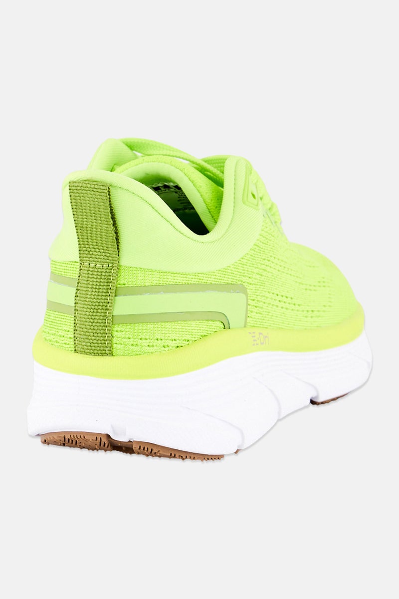 RBX Women Brand Logo Lace Up Sports Shoes, Lime Green  - Image 3