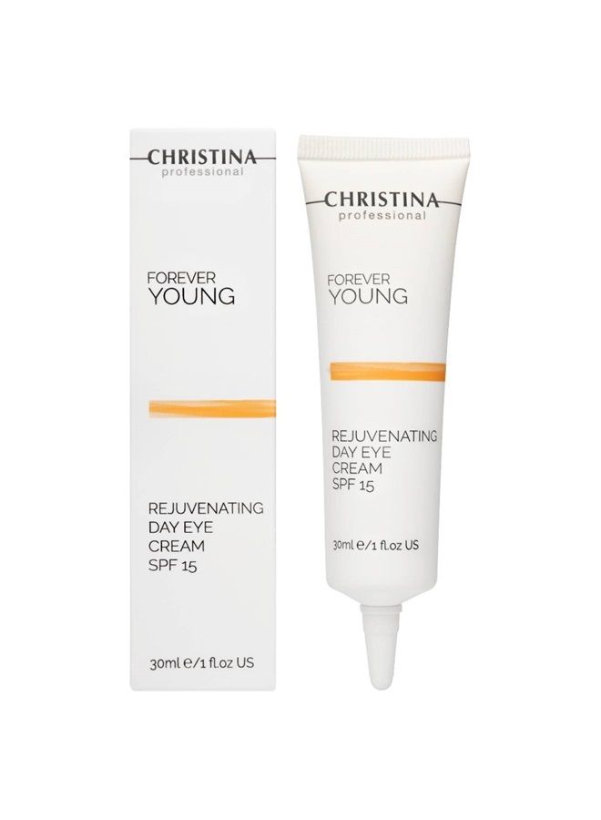 -CHRISTINA- شباب دائم - كريم عين يومي مجدد SPF15 لجميع أنواع البشرة 30 مل - Image 3