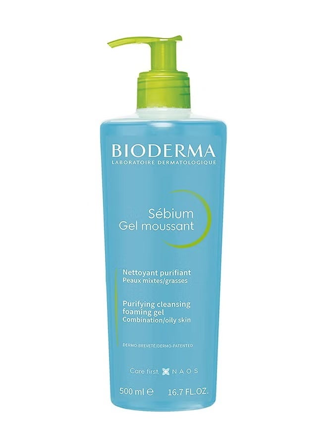 Bioderma Bioderma Sebium Gel Moussant Purifying Foaming Blue 500ml  - Image 1