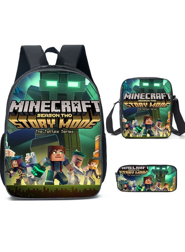 Minecraft Student Backpack Set Of Three - Image 1