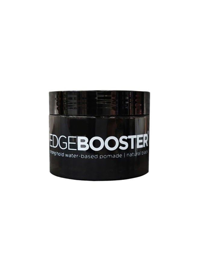 Style Factor Edge Booster HIDEOUT Water-based Pomade 3.38 Oz | Darkens Gray Hair with Strong Hold and High Shine (Natural Black) - Image 2