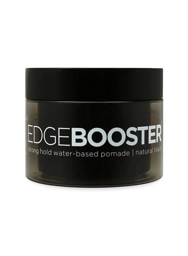 Style Factor Edge Booster HIDEOUT Water-based Pomade 3.38 Oz | Darkens Gray Hair with Strong Hold and High Shine (Natural Black) - Image 1