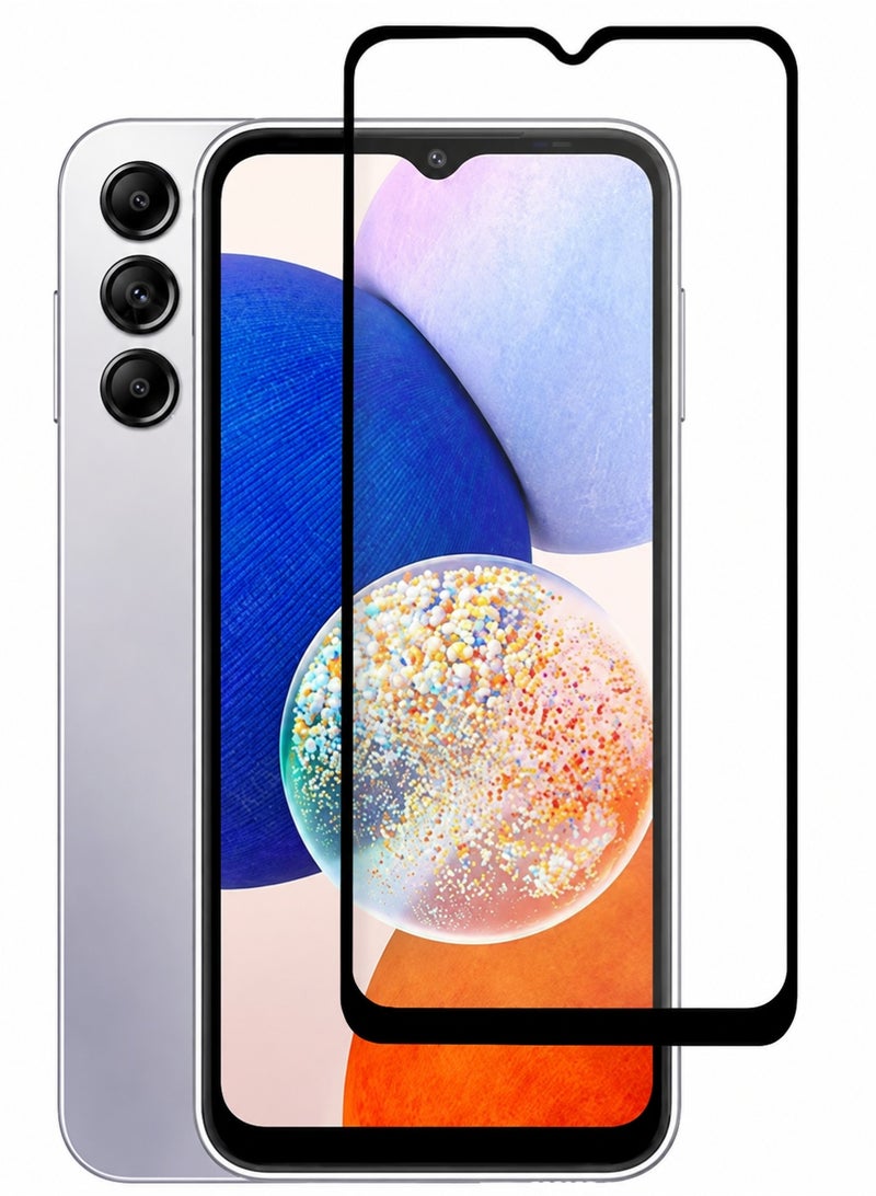 Panda Full Cover Tempered Glass Screen Protector for Samsung Galaxy A16 with Black Border - Clear - Image 1