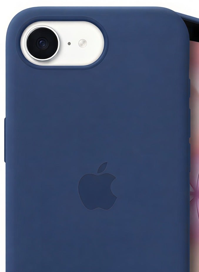 عام جراب iPhone 17e من السيليكون السائل مع بطانة ناعمة من الألياف الدقيقة (مايكروفايبر) - غطاء واقٍ مقاوم للخدش والصدمات لهاتف iPhone 17e (مقاس 6.1 بوصة) - Image 4