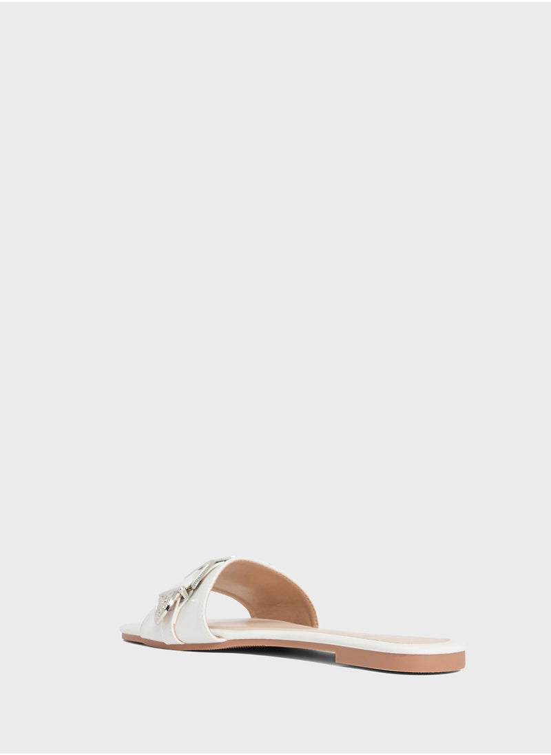 ELLA Flat Sandal With Buckle  - Image 3
