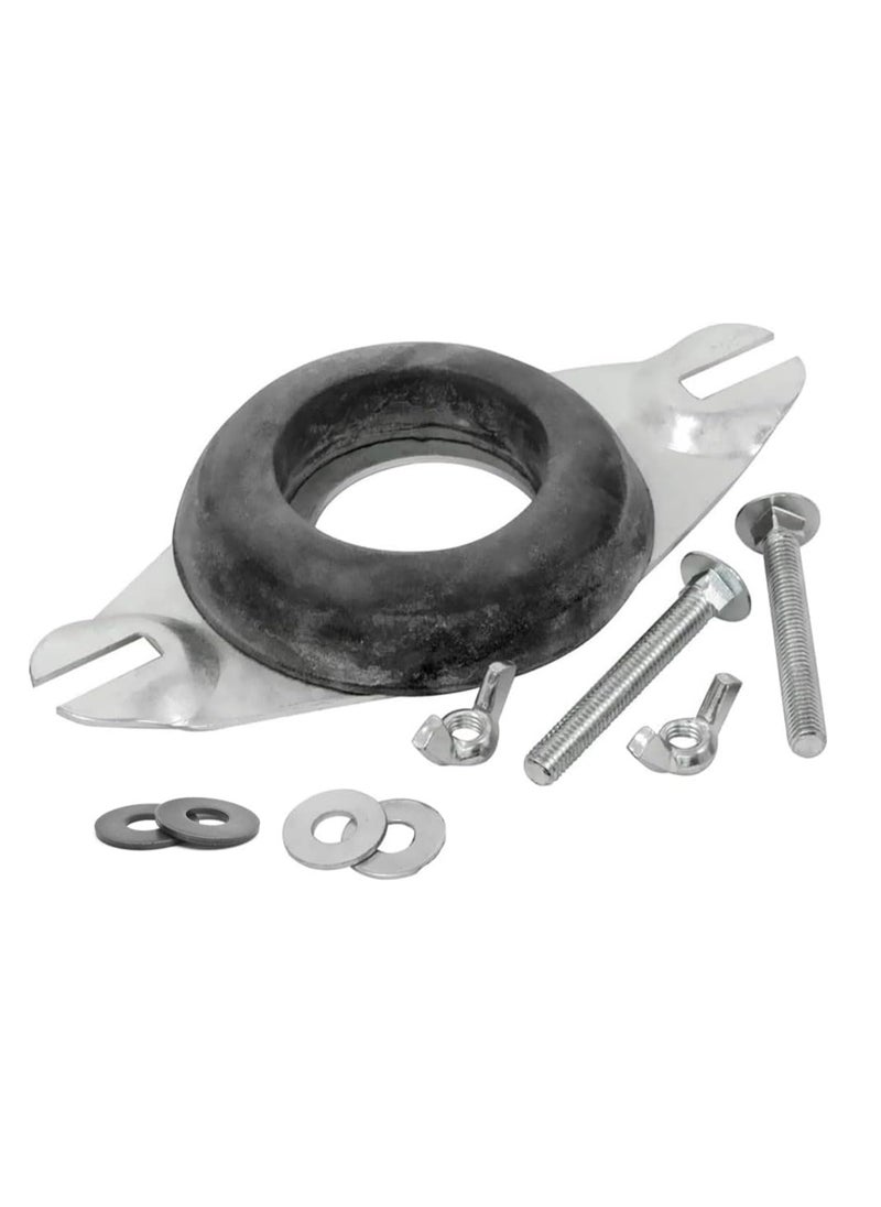 RACO - RACO Sundex Twyford WC Flange and Close Coupling Kit – TW333 | Includes Toilet Pan Cistern Doughnut and Fixings Plate - Image 1