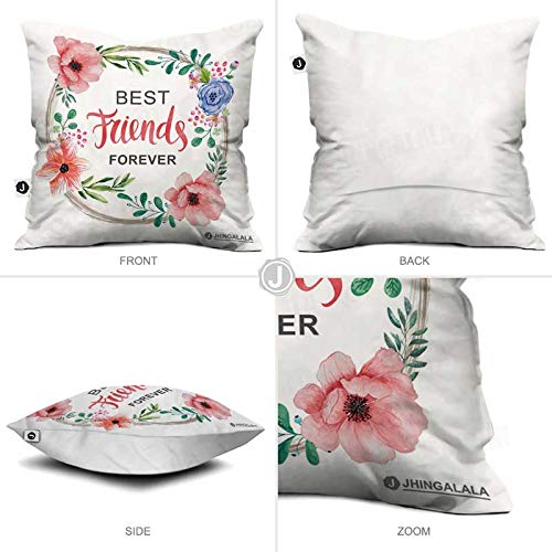 Jhingalala Jhingalala Best Friends Forever Printed Cushion Mug Key Chain Greeting Card Combo Gift Pack Gift for Friends Gift for Friendship Day Friendship Day Gifts for Best Friend Friendship Day Gifts - Image 3