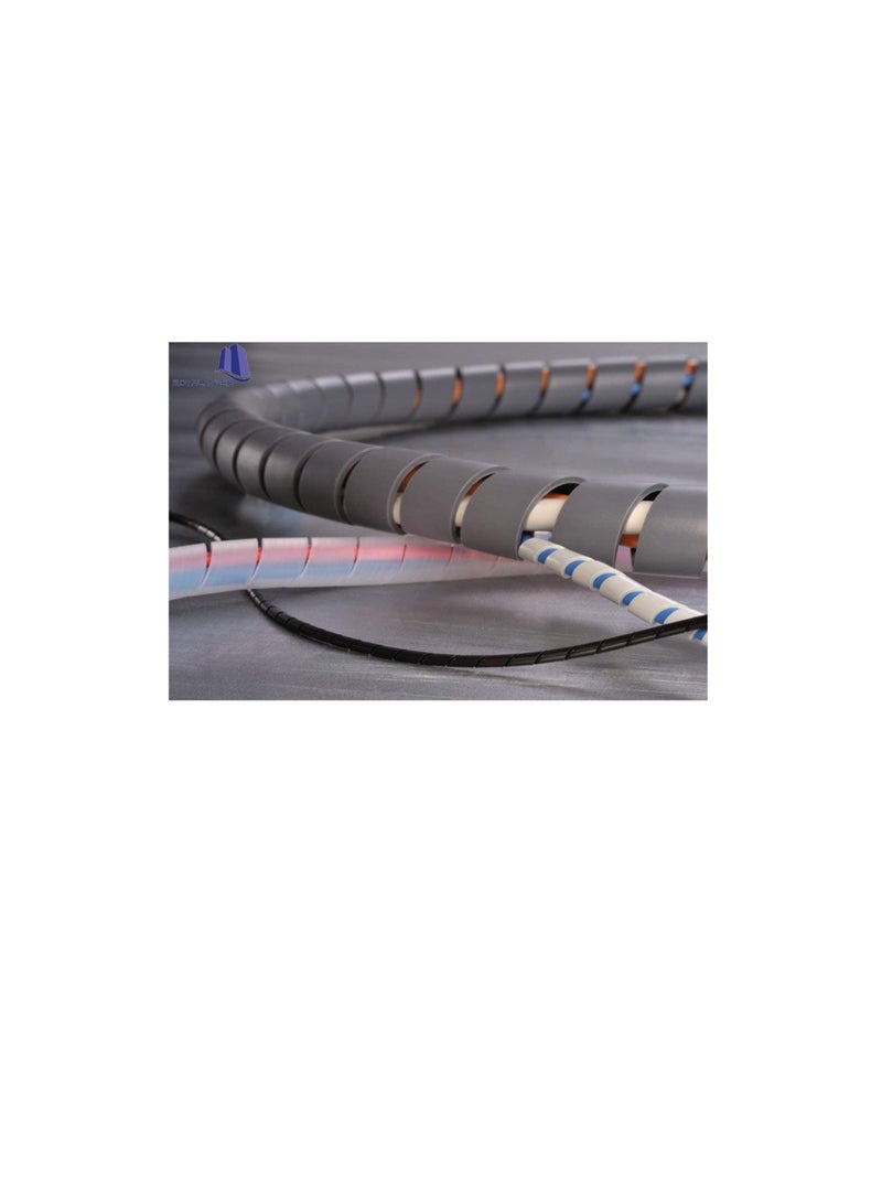 High Quality HD Spiral Wire Wrap Tube PC Cable Management For Computer Car Wire Cover Sleeve (25 mm)  - Image 3