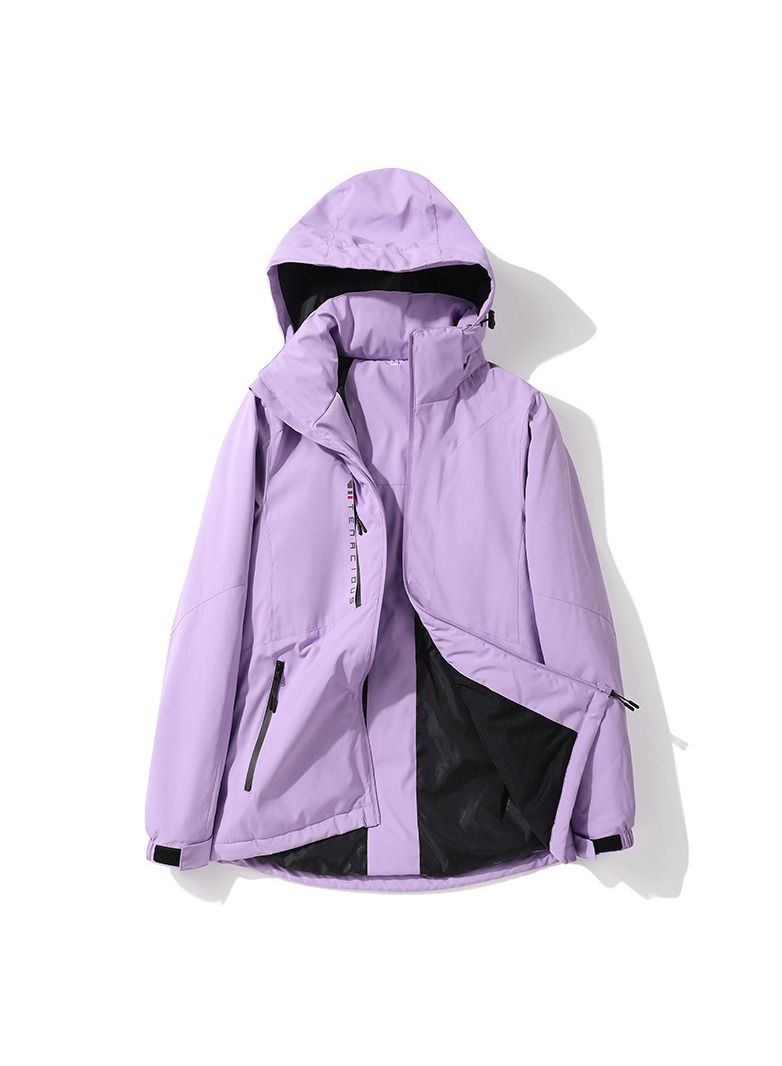 Loquat Outdoor Windproof And Waterproof Contrast Overcoat 