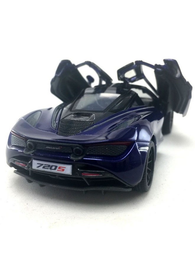 Kinsmart KiNSMART McLaren 720s Purlple 5 Inch 1:36 Scale Die Cast Metal Model Toy Super Sports Car  - Image 4