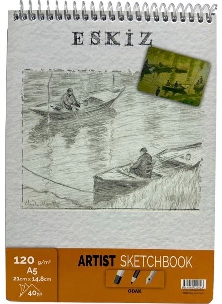 Focus 777 294 Sketchbook Spiral A5 120 gr 40 Sheets