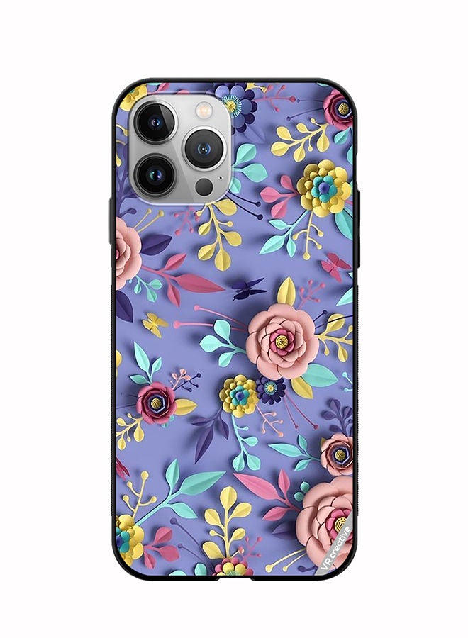 VR CREATIVE Protective Case Cover For Apple iPhone 11 Pro Flower Design Multicolour - Image 1
