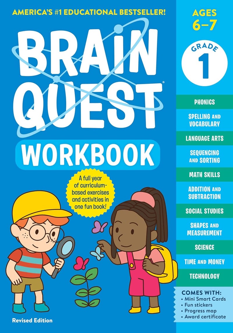Brain Quest Workbook: 1st Grade (Revised Edition) - Image 1
