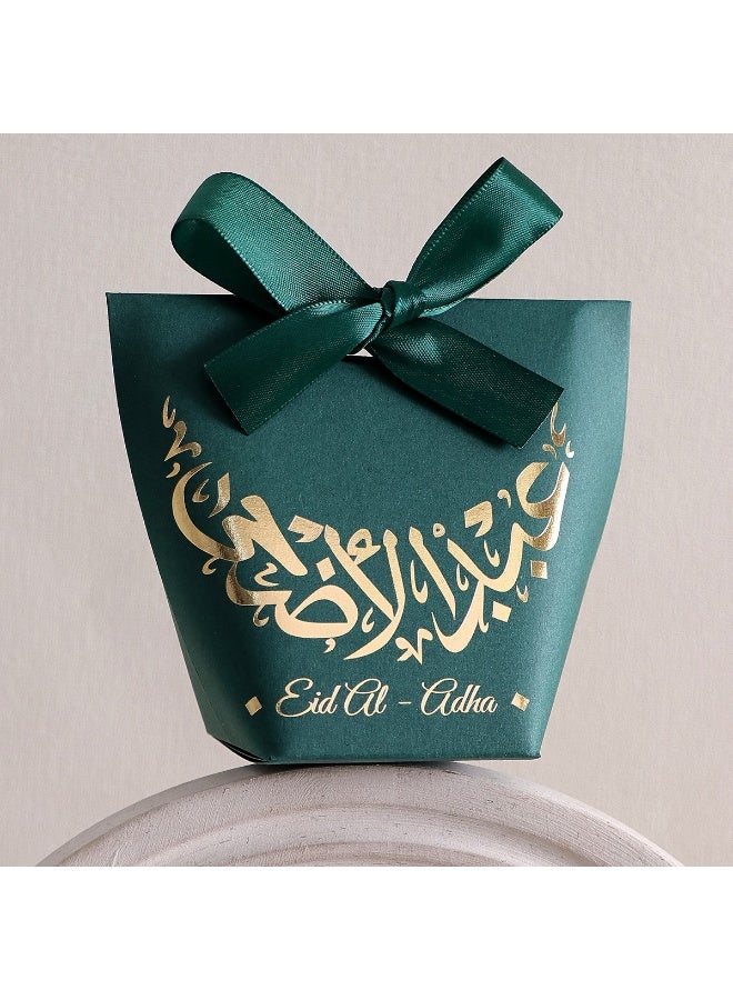Generic Elegant Eid and Ramadan Candy Gift Boxes with Ribbons - Luxury Sweets Treat Boxes for Weddings, Holidays, and Celebrations (Pack of 10) - Image 3