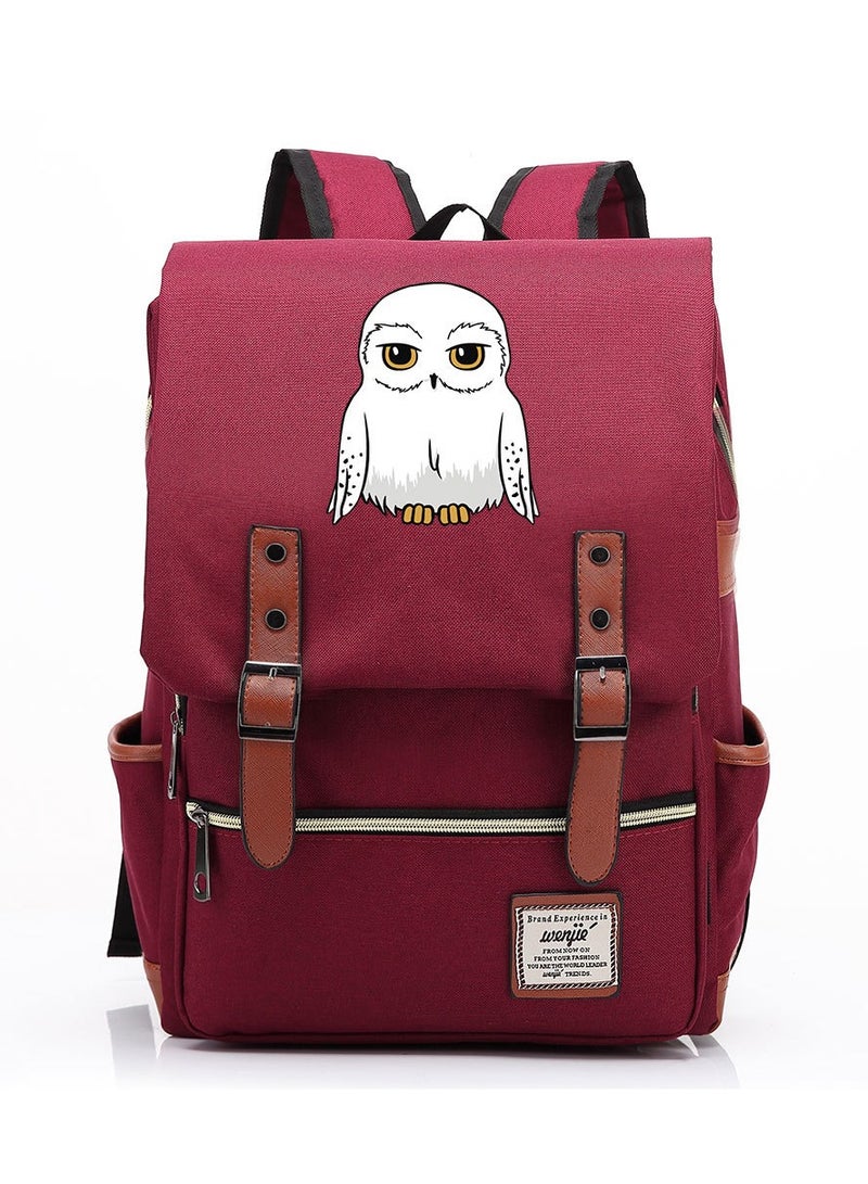 Printed Cartoon Youth Large Capacity Men's and Women's Shoulders 14 inches