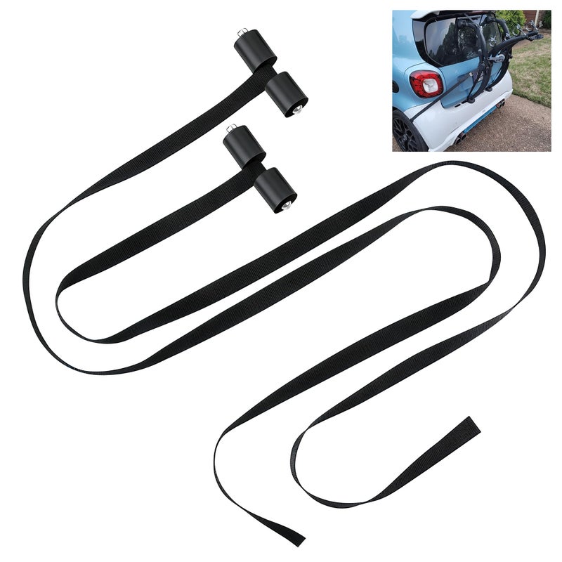 Dunkive Bike Rack Straps Replacement Compatible with Saris Trunk Mount Bike Racks Compatible with Bones, Bones EX, Guardian Soft Rubber Bumpers Accessories Protect Hatchback & SUV - Image 1