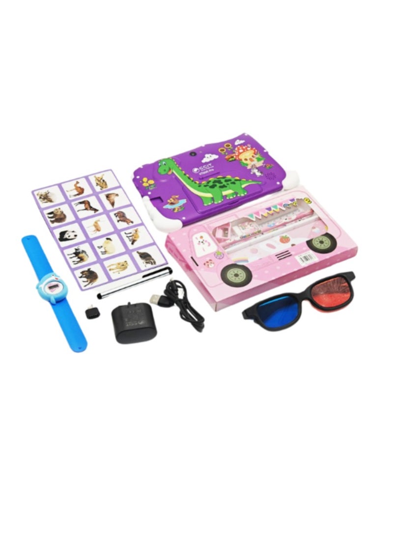 CCIT KT600 Pro 10.1-Inch Android Tablet | 8GB RAM 256GB ROM | Octa-Core | Dual SIM 4G LTE + Wi-Fi | 8000mAh Battery | With Wireless Keyboard & Mouse – Red - Image 2