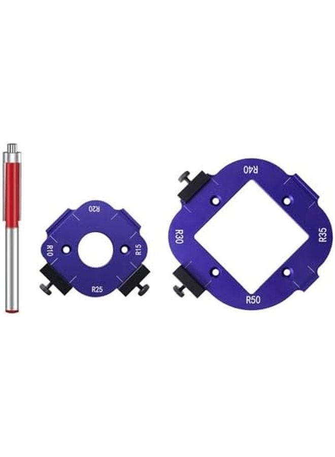 قالب زاوية الموجه الأزرق أداة النجارة من الألومنيوم - Image 4
