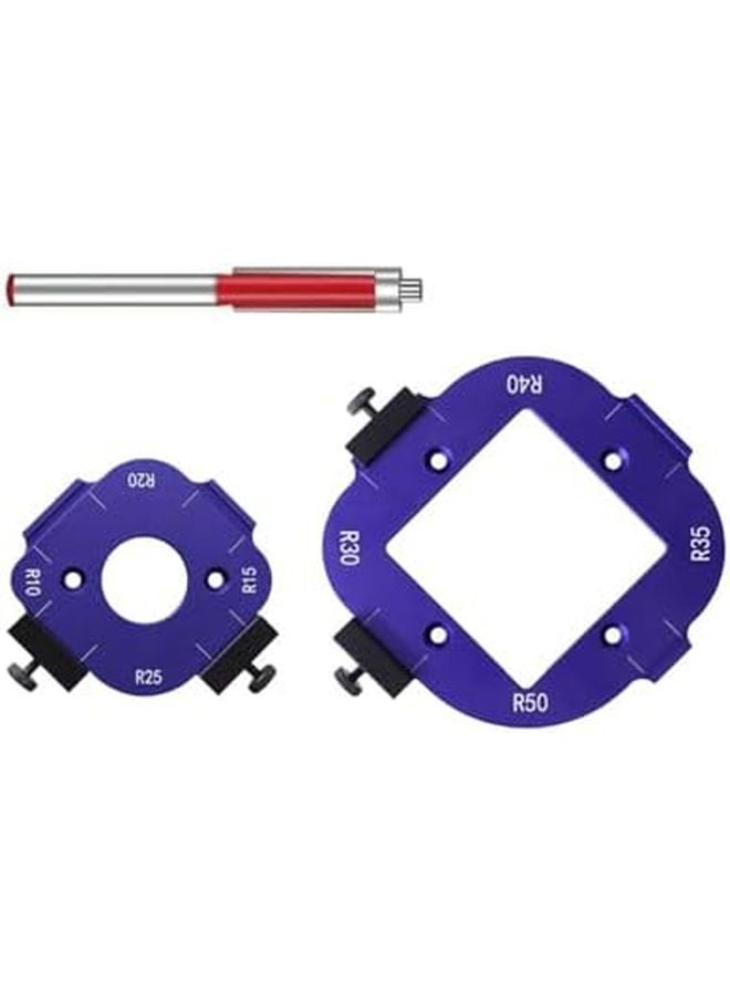 قالب زاوية الموجه الأزرق أداة النجارة من الألومنيوم - Image 2