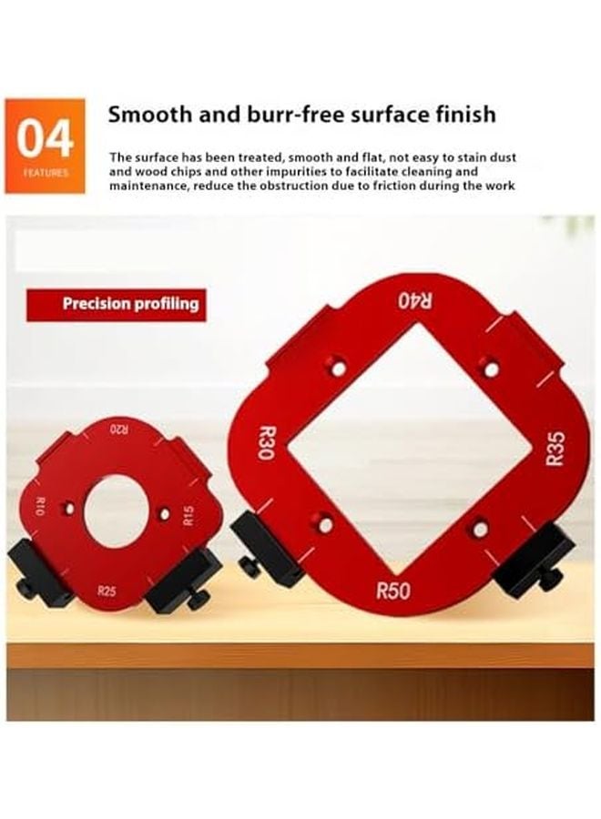 قالب زاوية الموجه الأزرق أداة النجارة من الألومنيوم - Image 5