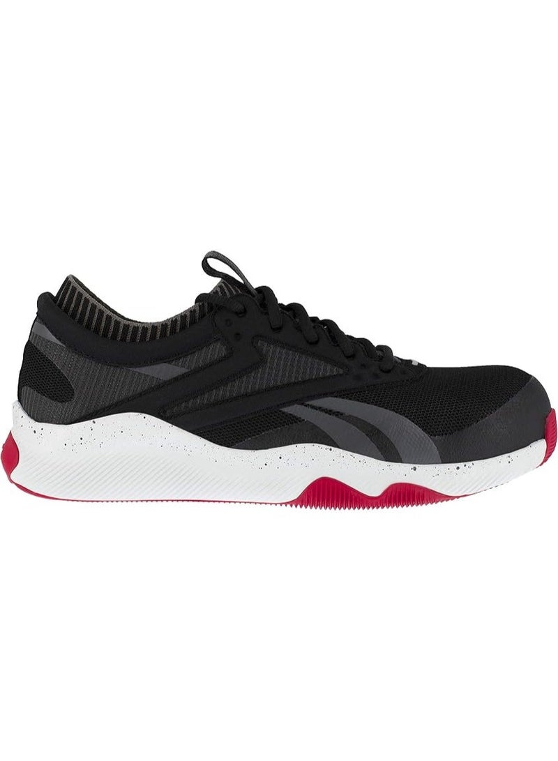 Reebok Work حذاء سلامة وتدريب للعمل للرجال بمقدمة مركبة وجيد التهوية أسود وأحمر RB4080 - Image 2