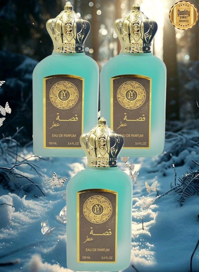 LY 3 Pieces Qissah Valley Perfume 100ml EDP - Image 1